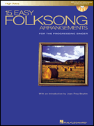 15 Easy Folksong Arrangements Vocal Solo & Collections sheet music cover